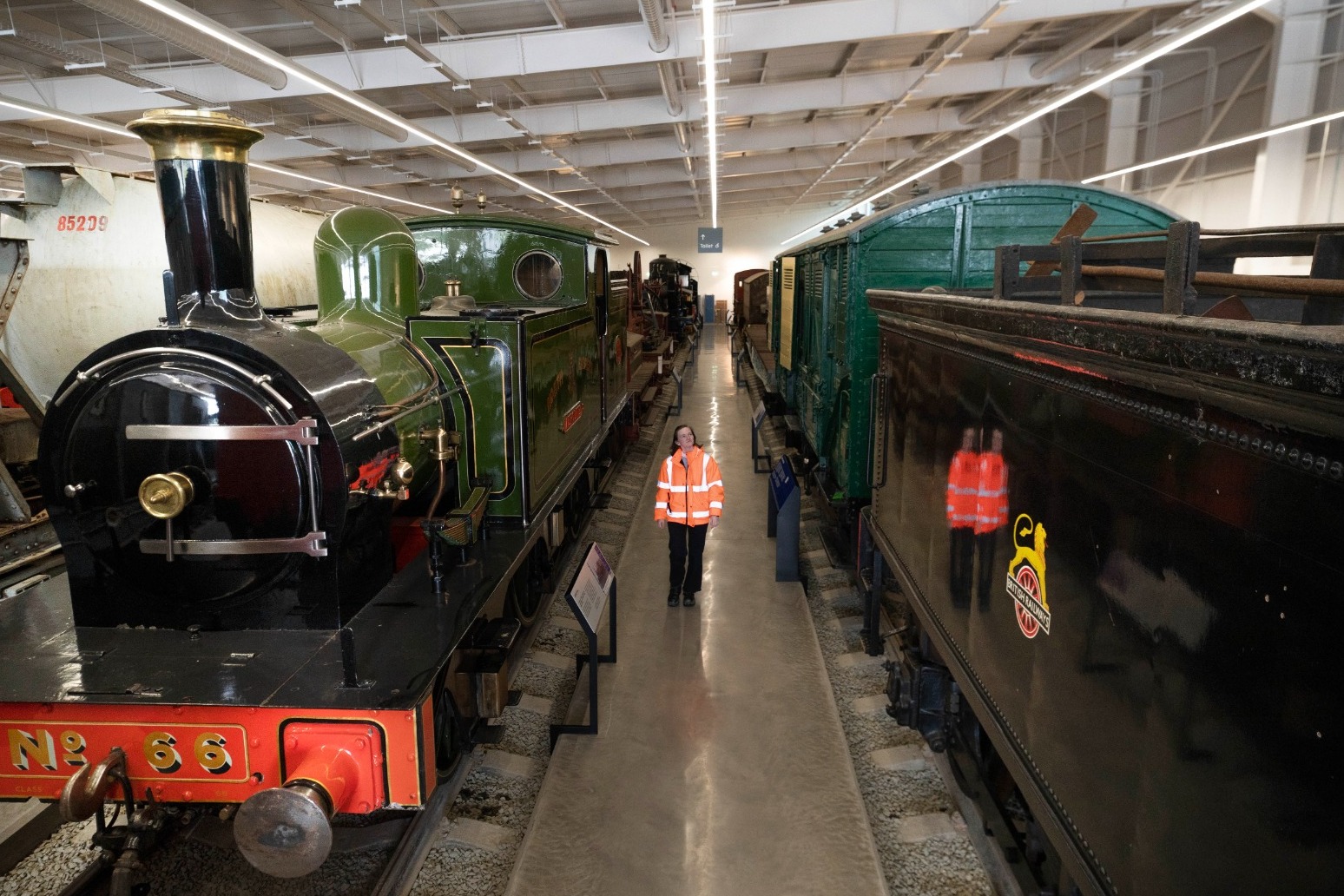 Rail vehicles assembled for Europes biggest display