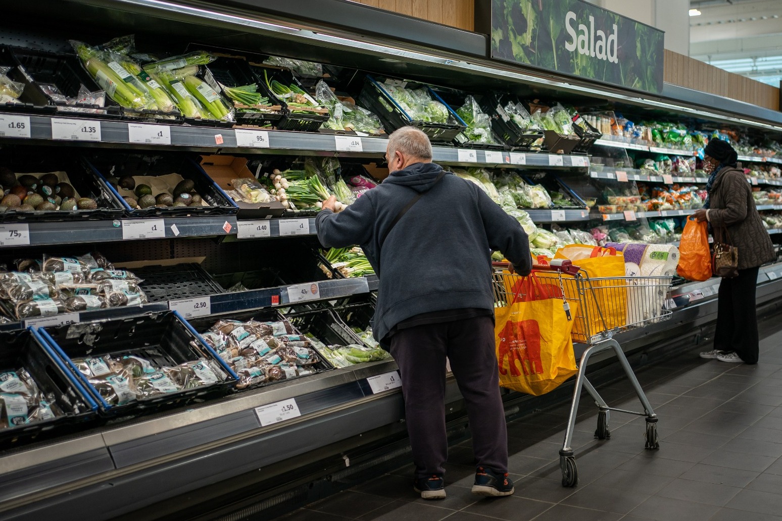 Supermarket staples increased by 8 across Britains main grocery stores