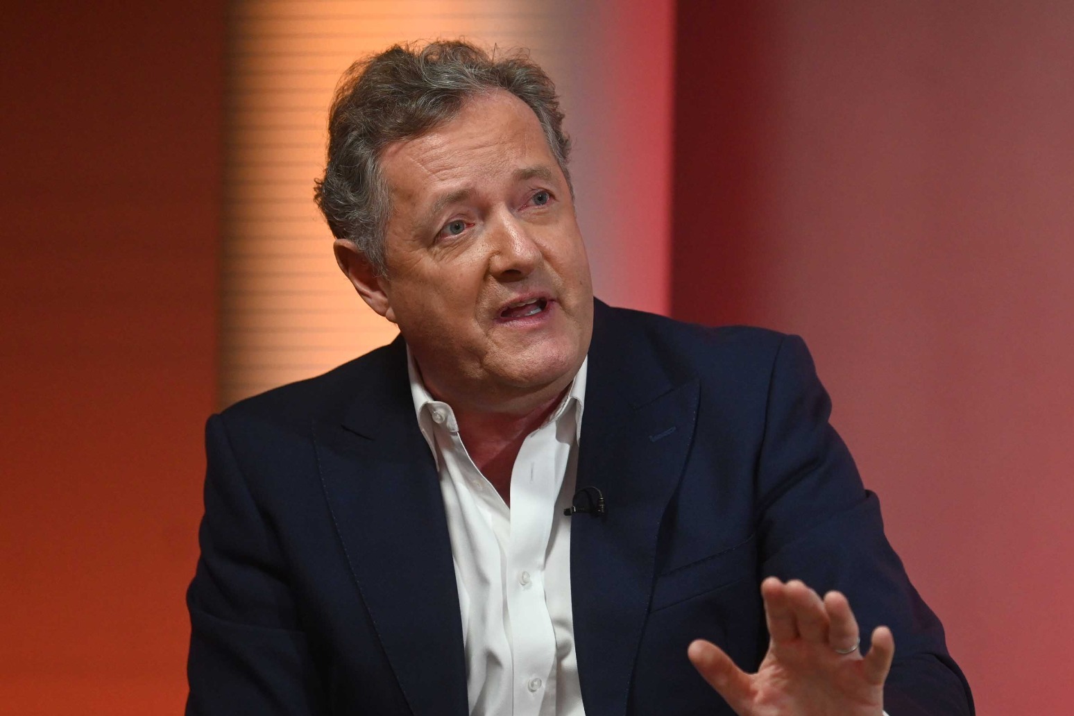 Piers Morgan jokingly storms off Lorraine set after making return to ITV