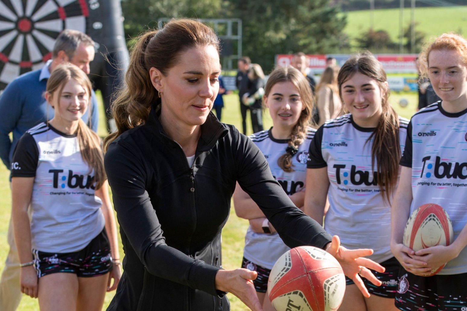 Duchess of Cambridge takes over as patron of the RFU and the RFL