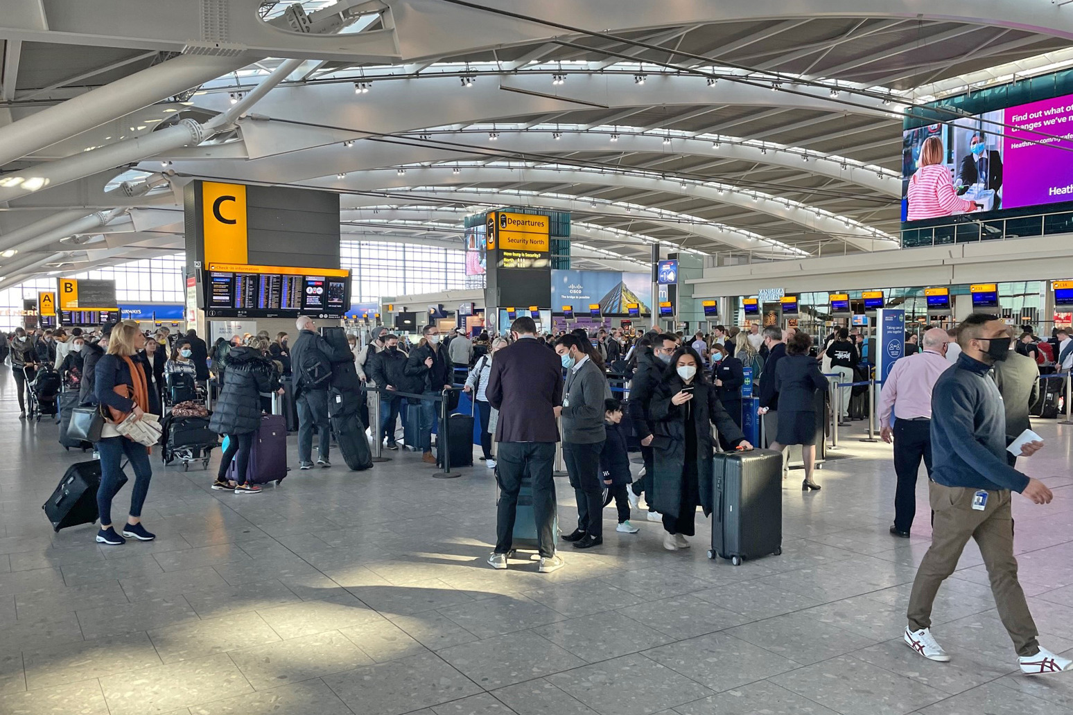 More British Airways services disrupted at Heathrow