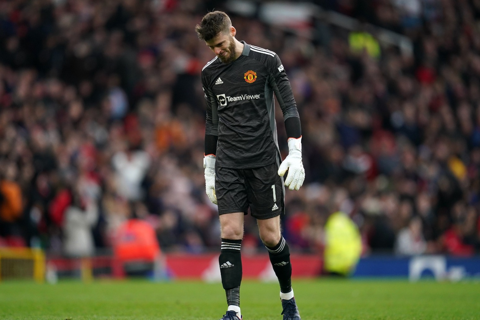 Deflated David De Gea lost for words as Man Utd crash out of Champions League