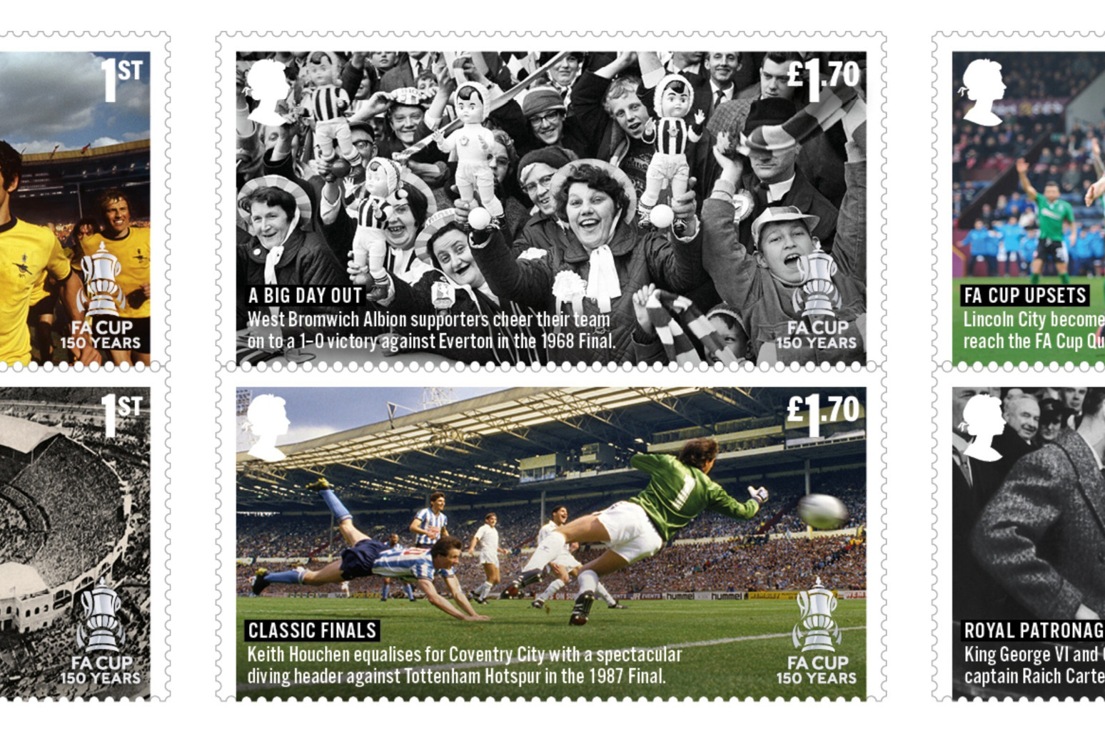 Royal Mail celebrates FA Cups 150th anniversary with special stamps