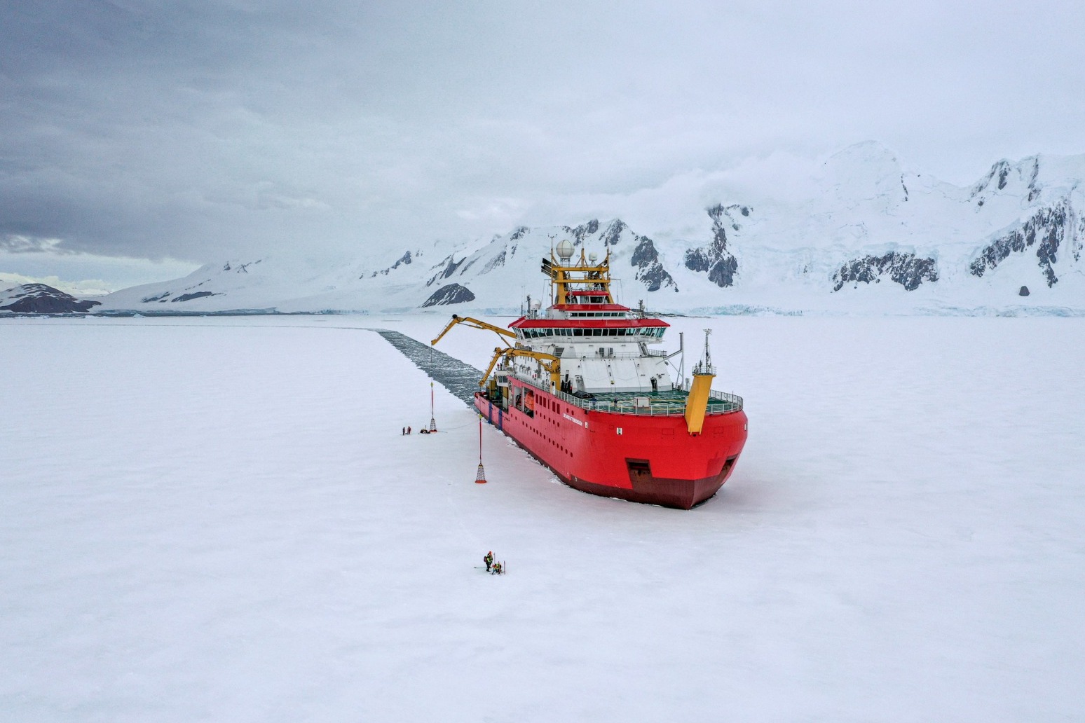 Polar ship RRS Sir David Attenborough completes ice trials in Antarctica