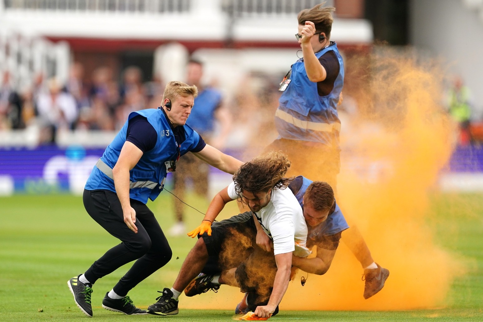 Just Stop Oil protesters deny trespassing on Lord’s during Ashes Test 