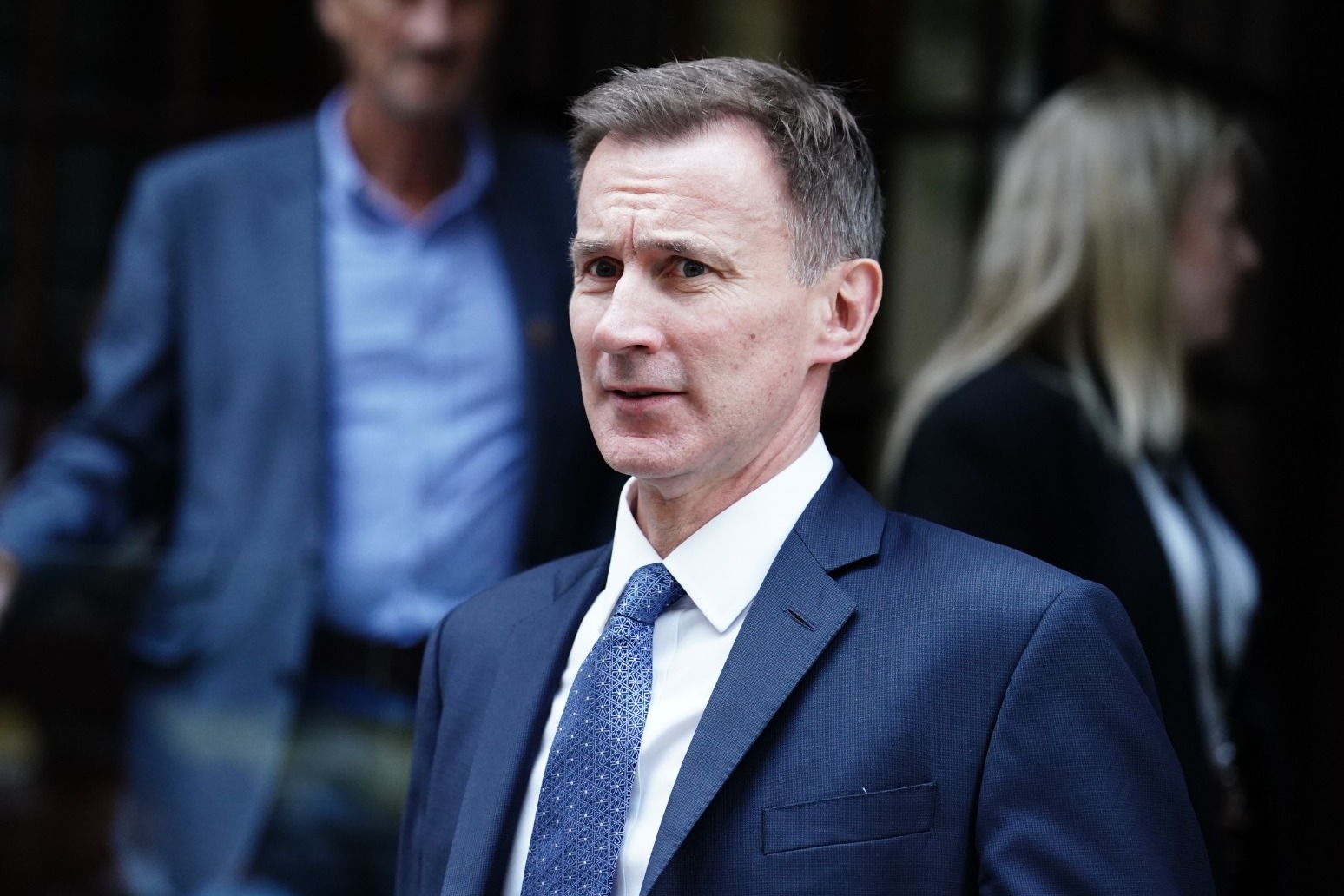 Time to ‘see the job through’ on halving inflation, Hunt says 