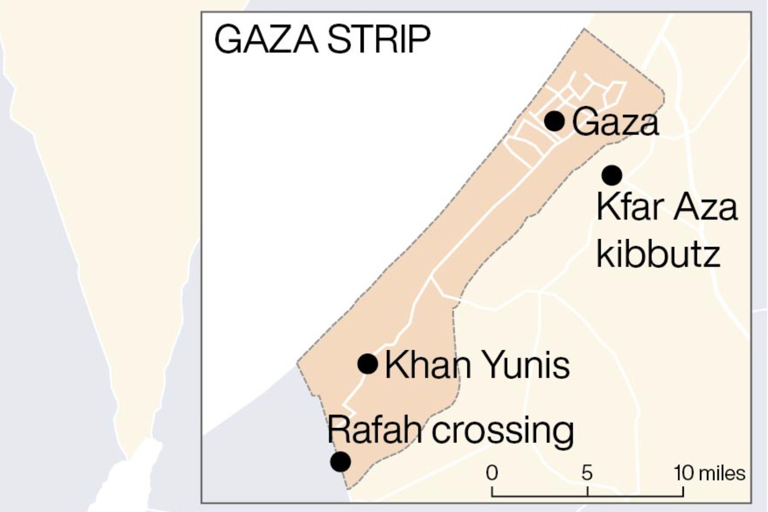 Humanitarian aid convoy crosses into Gaza Strip from Egypt 