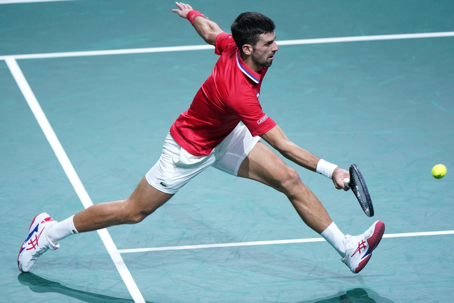 Djokovic clashes with British fans after leading Serbia to Davis Cup win 
