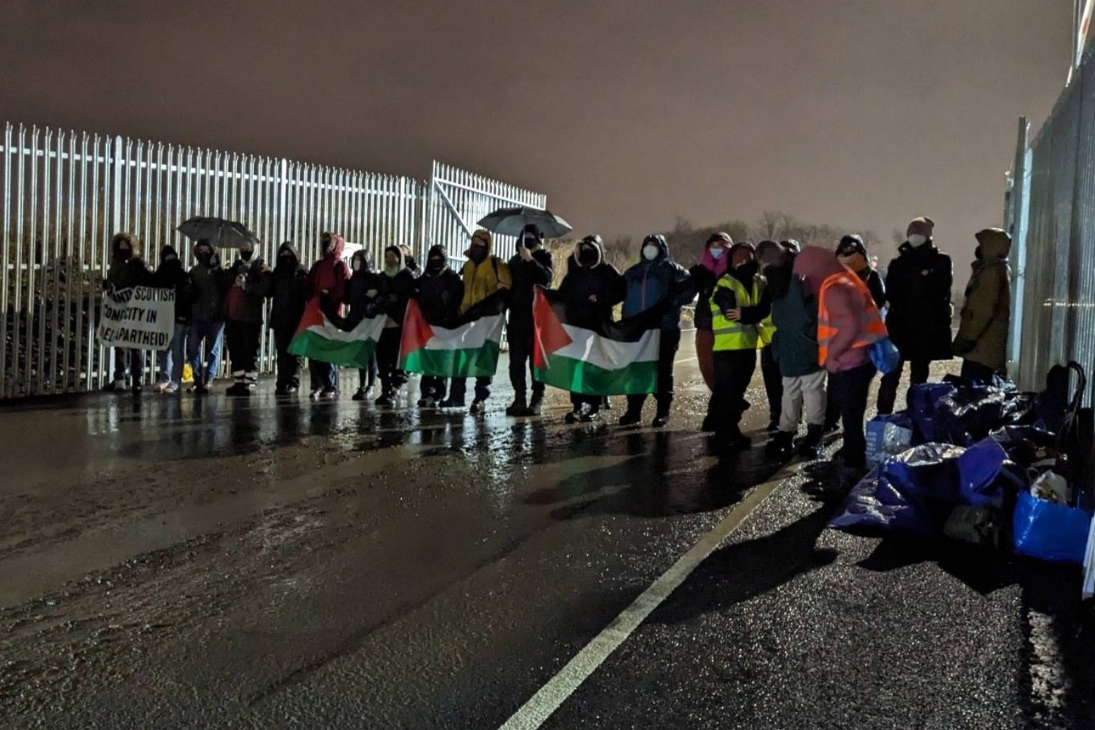 Campaigners blockade BAE Systems site in Glasgow over ‘Israel ties’ 