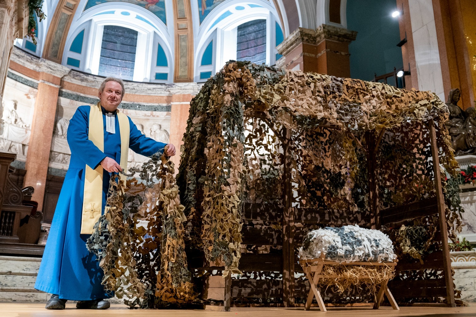 Special nativity on display at church to remind Scots of Ukrainians’ plight 