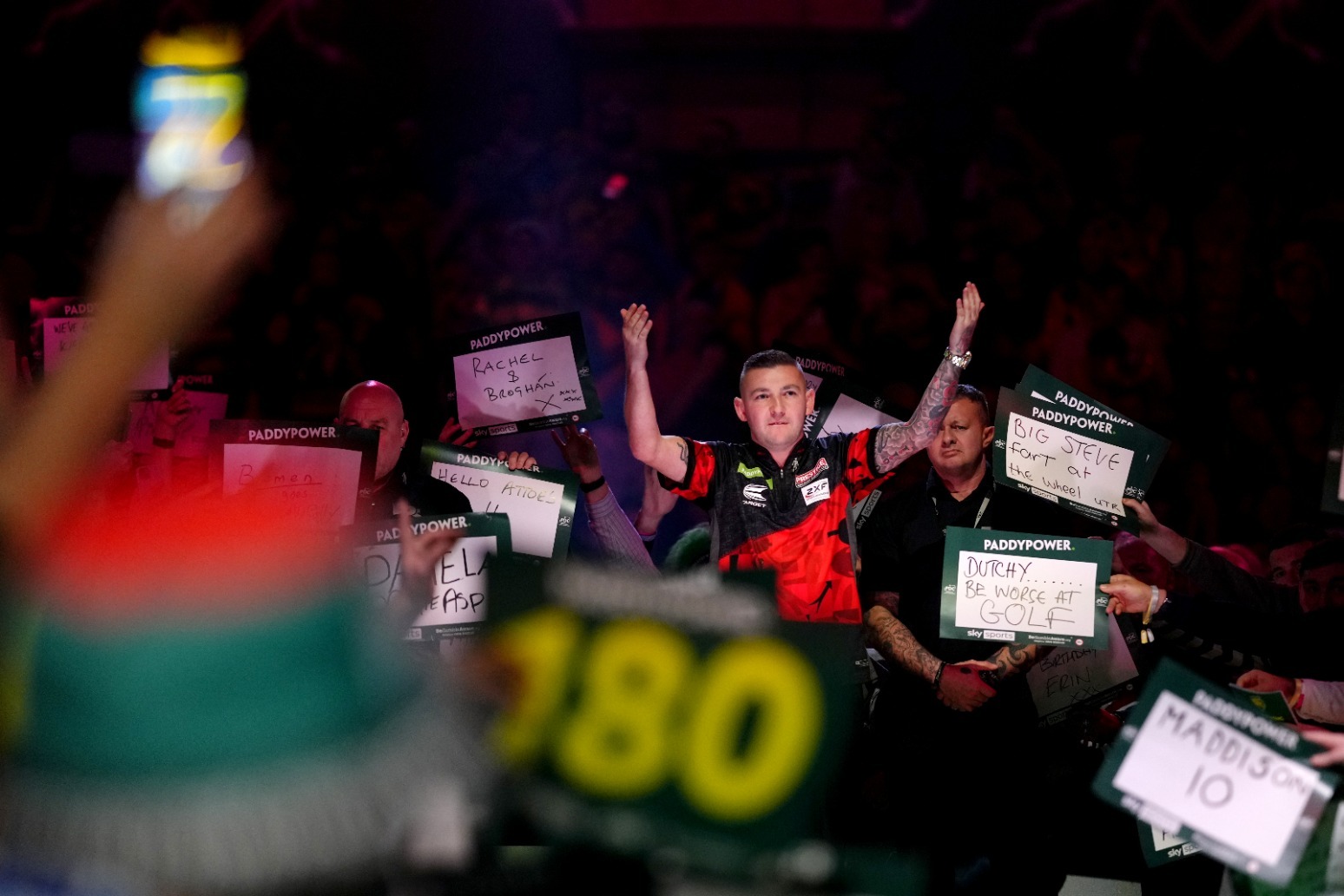 Darts stars raise over £400,000 for Prostate UK after peppering maximums 