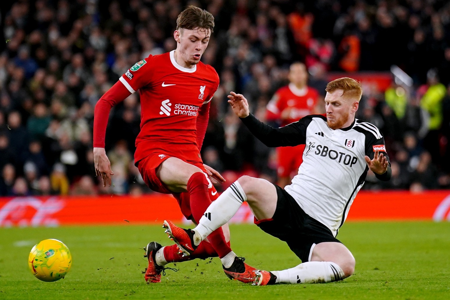 Liverpool\'s second-half turnaround earns them the advantage over Fulham 