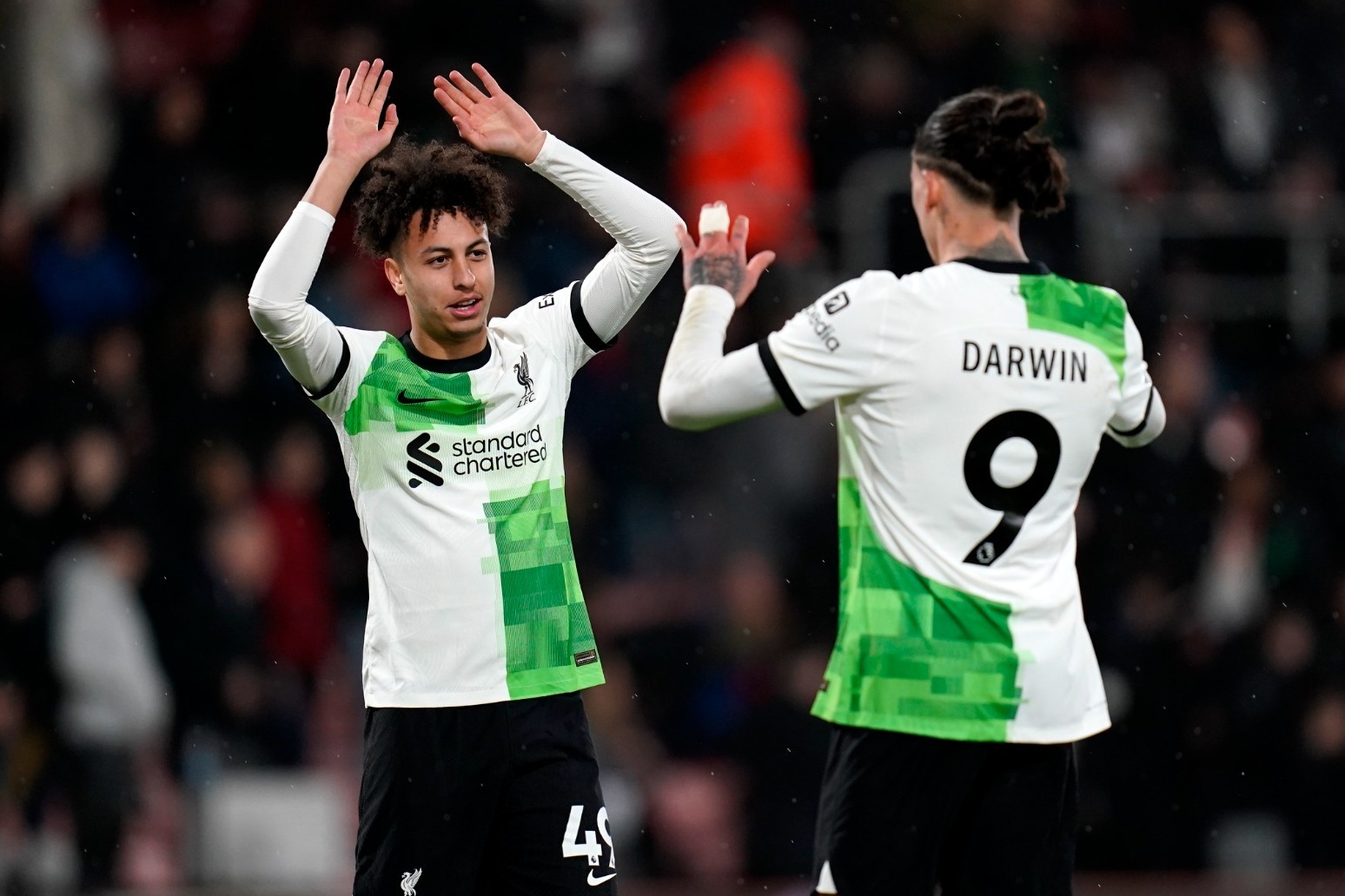 Nunez and Jota doubles send Liverpool five points clear at the top 