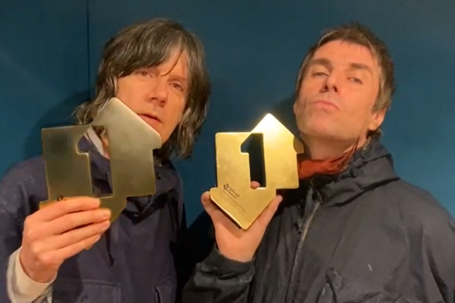 Liam Gallagher and John Squire hit number one 