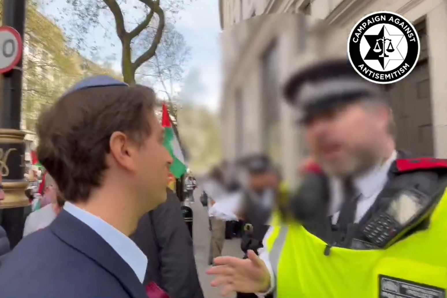 Met apologises after openly Jewish comment by officer near pro Palestine demo