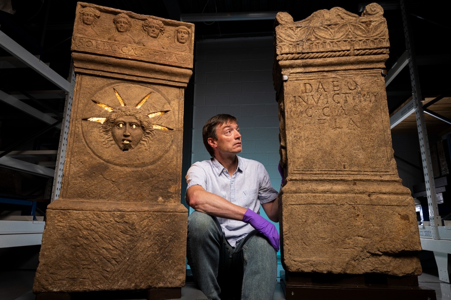 Roman altars acquired for nation to go on show for first time