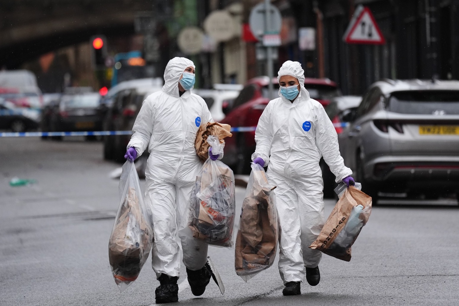 Counter terrorism officers assisting investigation after pedestrians hit by car