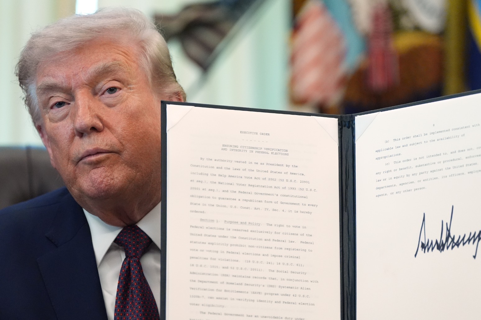 Trump says securing Strait of Hormuz is ‘not for us’