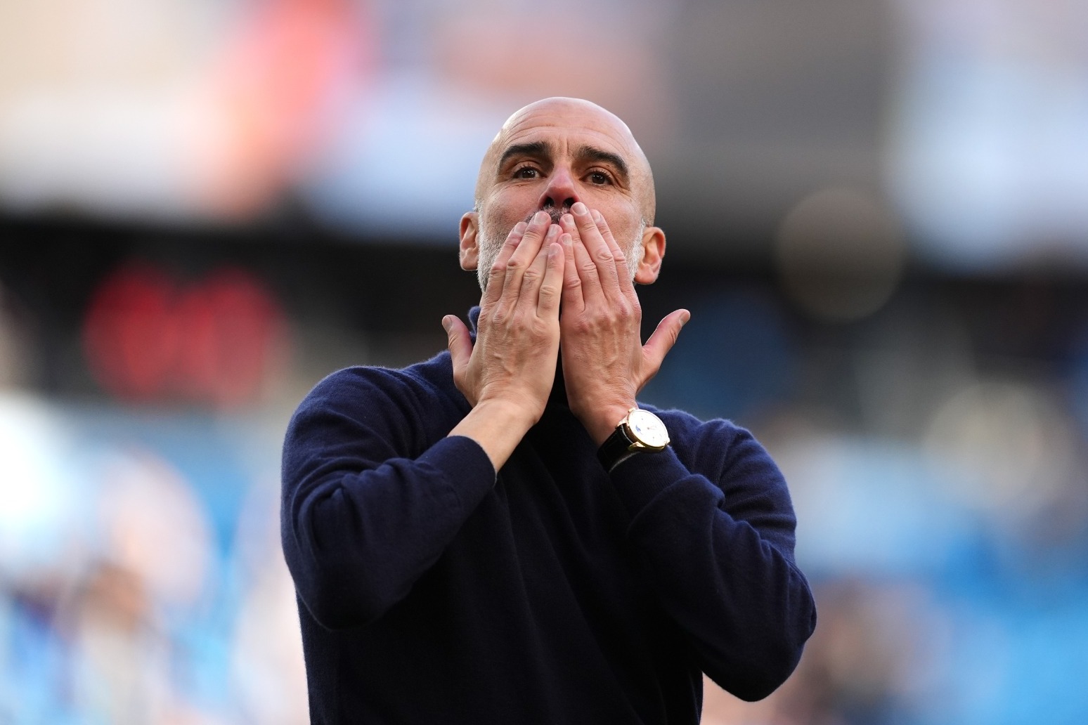 Pep Guardiola keeps people guessing over his future at Man City 