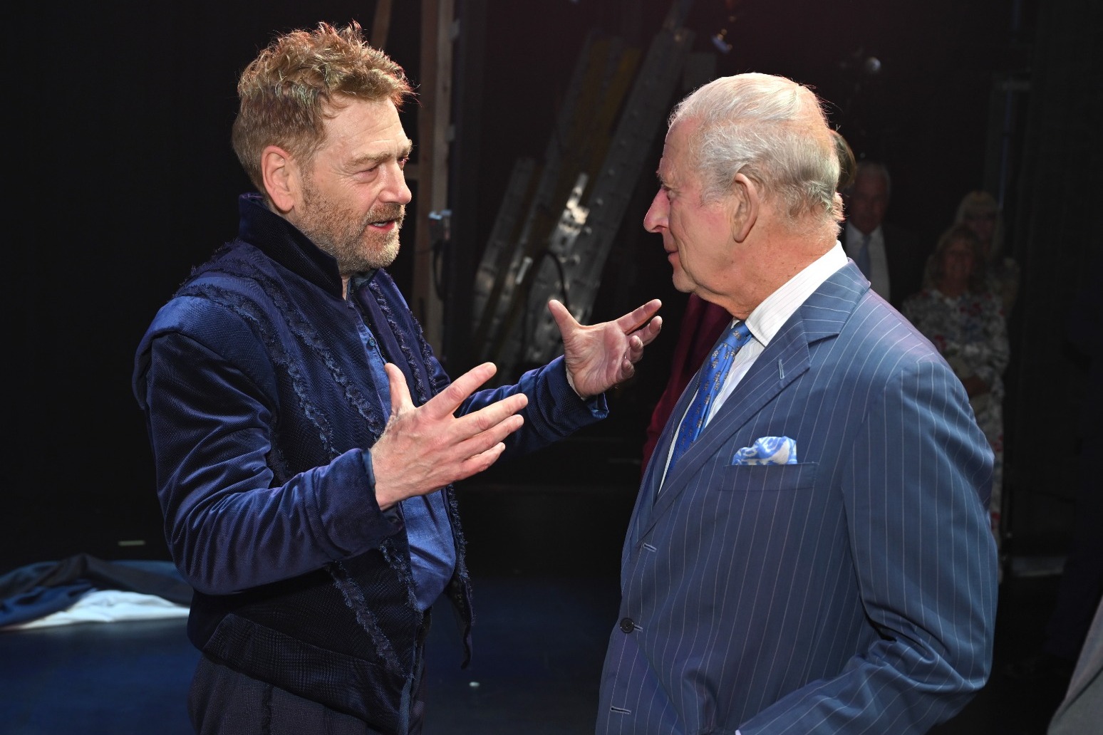 Charles delights theatregoers as he takes seat at sold-out show