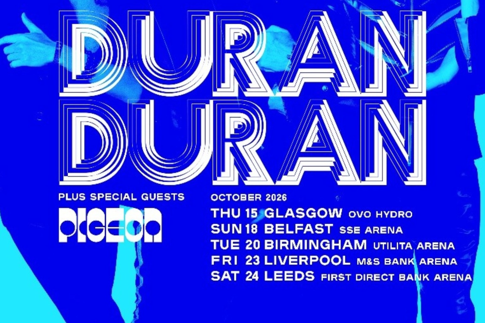Duran Duran announce 2026 UK arena tour dates 