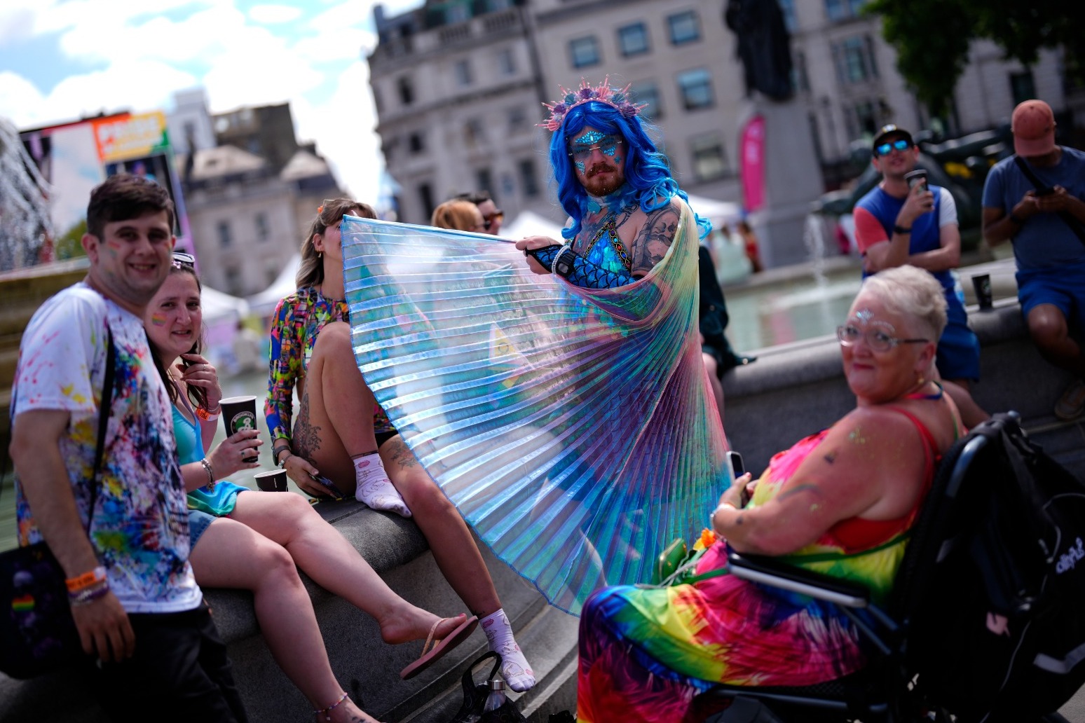 Thousands march in Pride parade as activists warn LGBT+ rights under threat