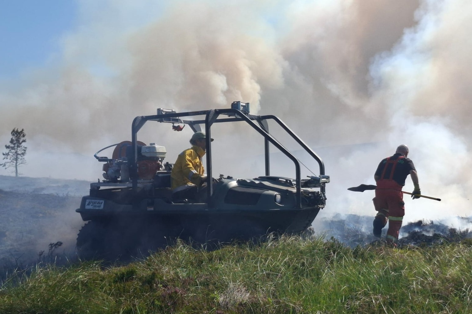 Evacuations continue after major incident declared for Cairngorms wildfire