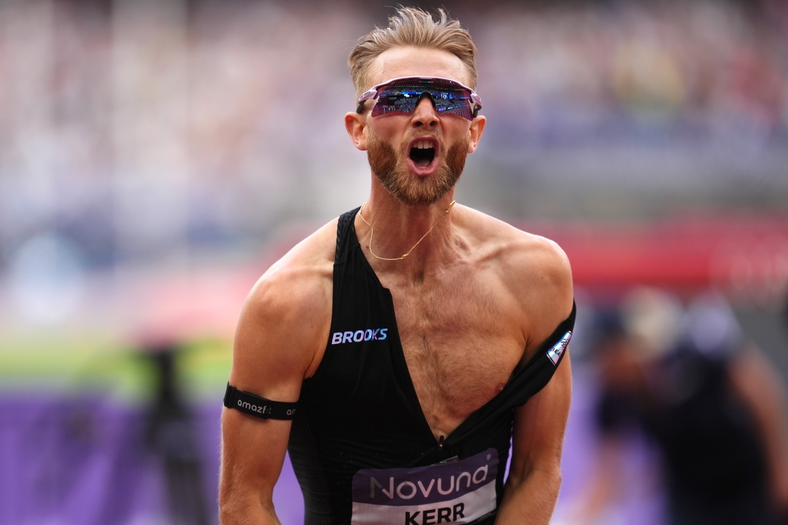 Josh Kerr sets mile world record at Diamond League event in London