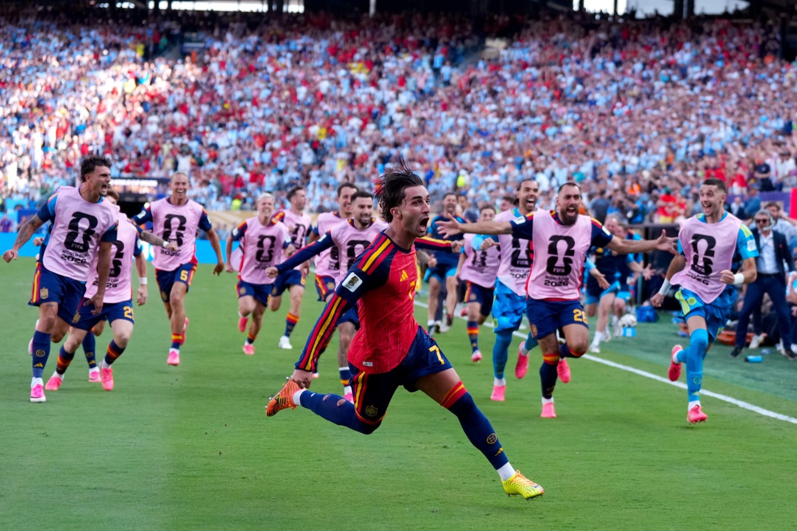 Spain win World Cup final as Ferran Torres’ extra-time goal sinks Argentina