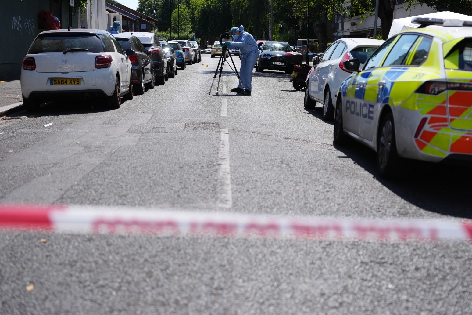 Wounded man arrested on suspicion of murder after shooting near pub