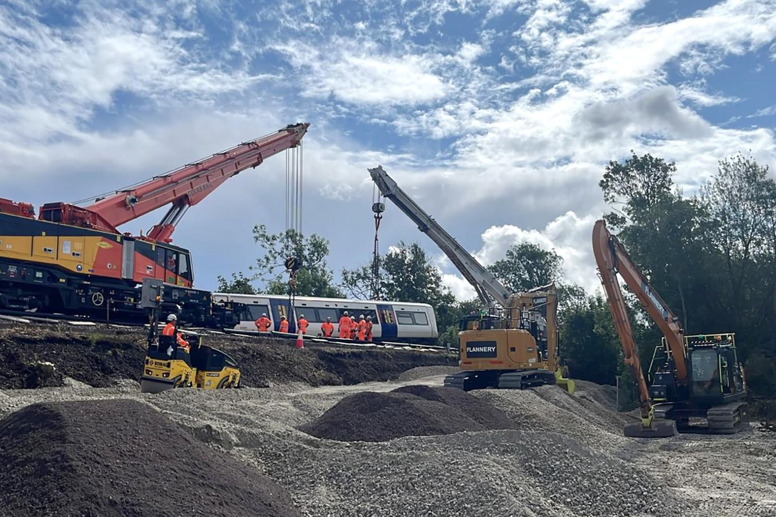 Lewes rail line to reopen in September as work under way to remove train