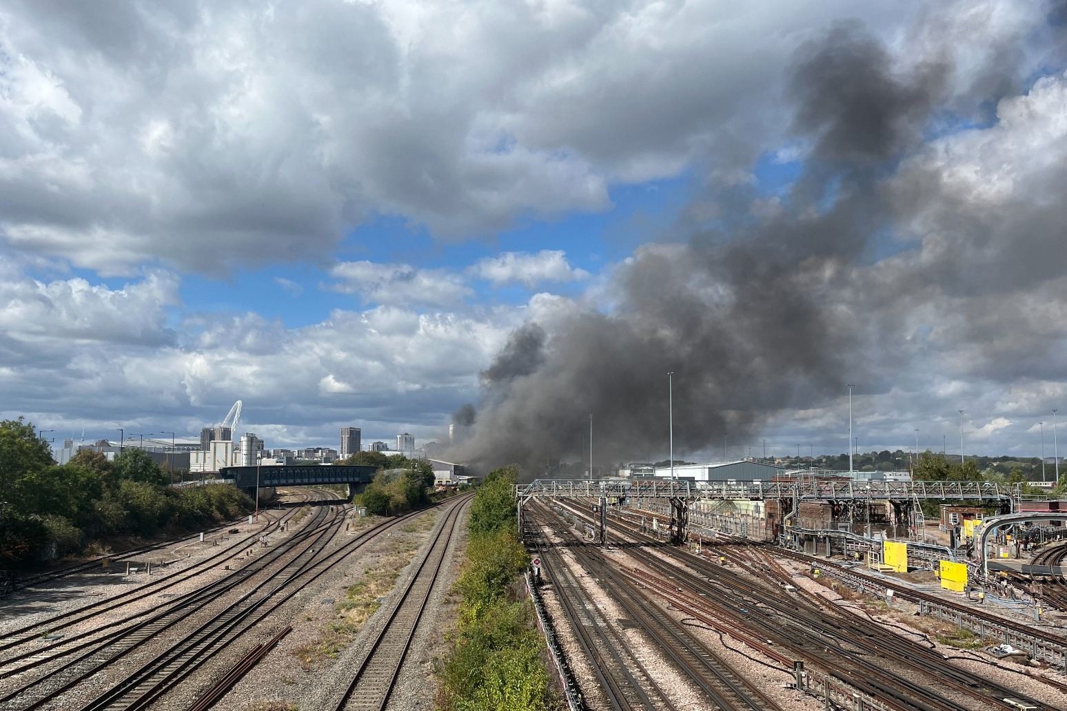 More than 100 firefighters on scene of blaze near Wembley Stadium