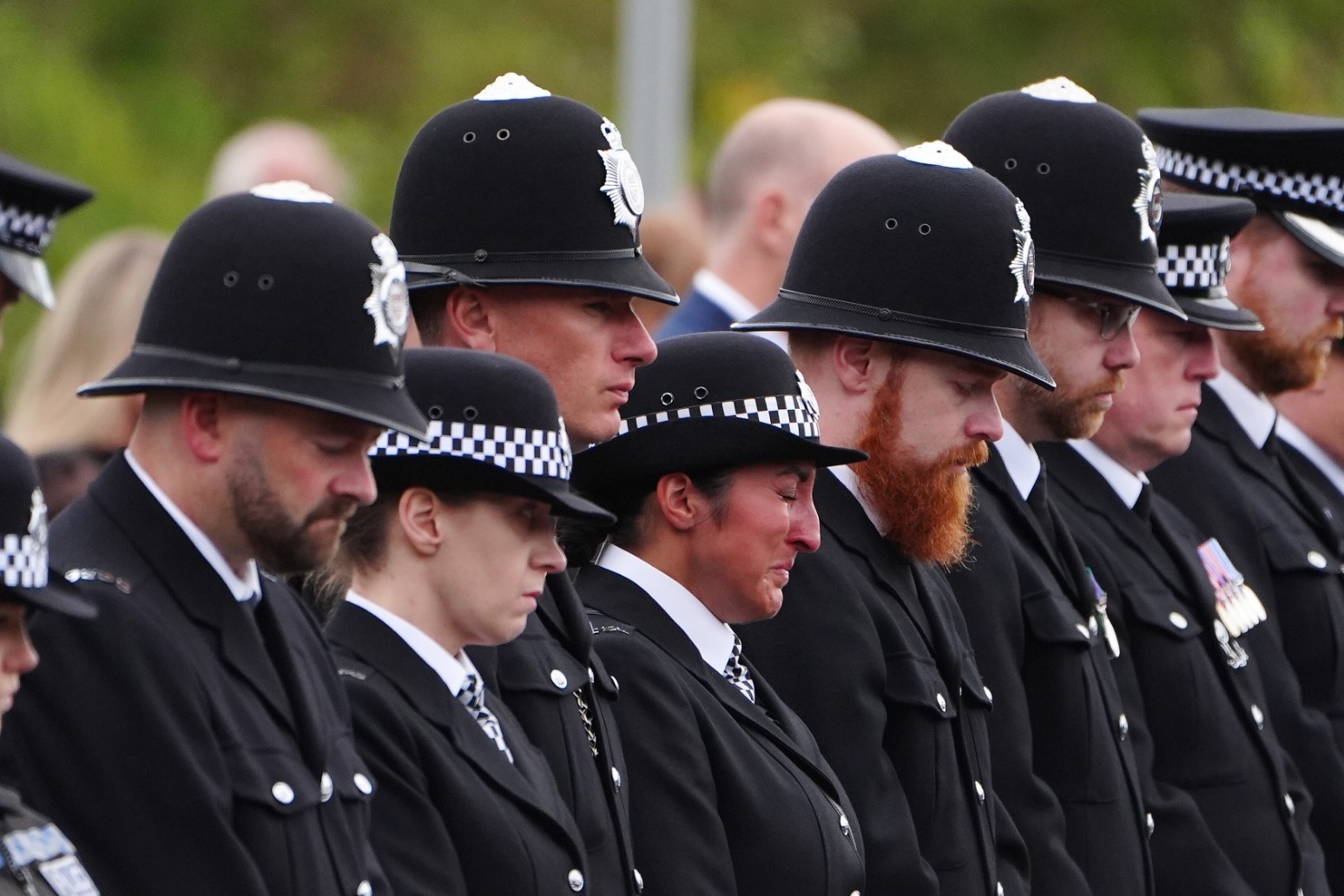 Police and Army veterans gather for A66 crash officer’s funeral