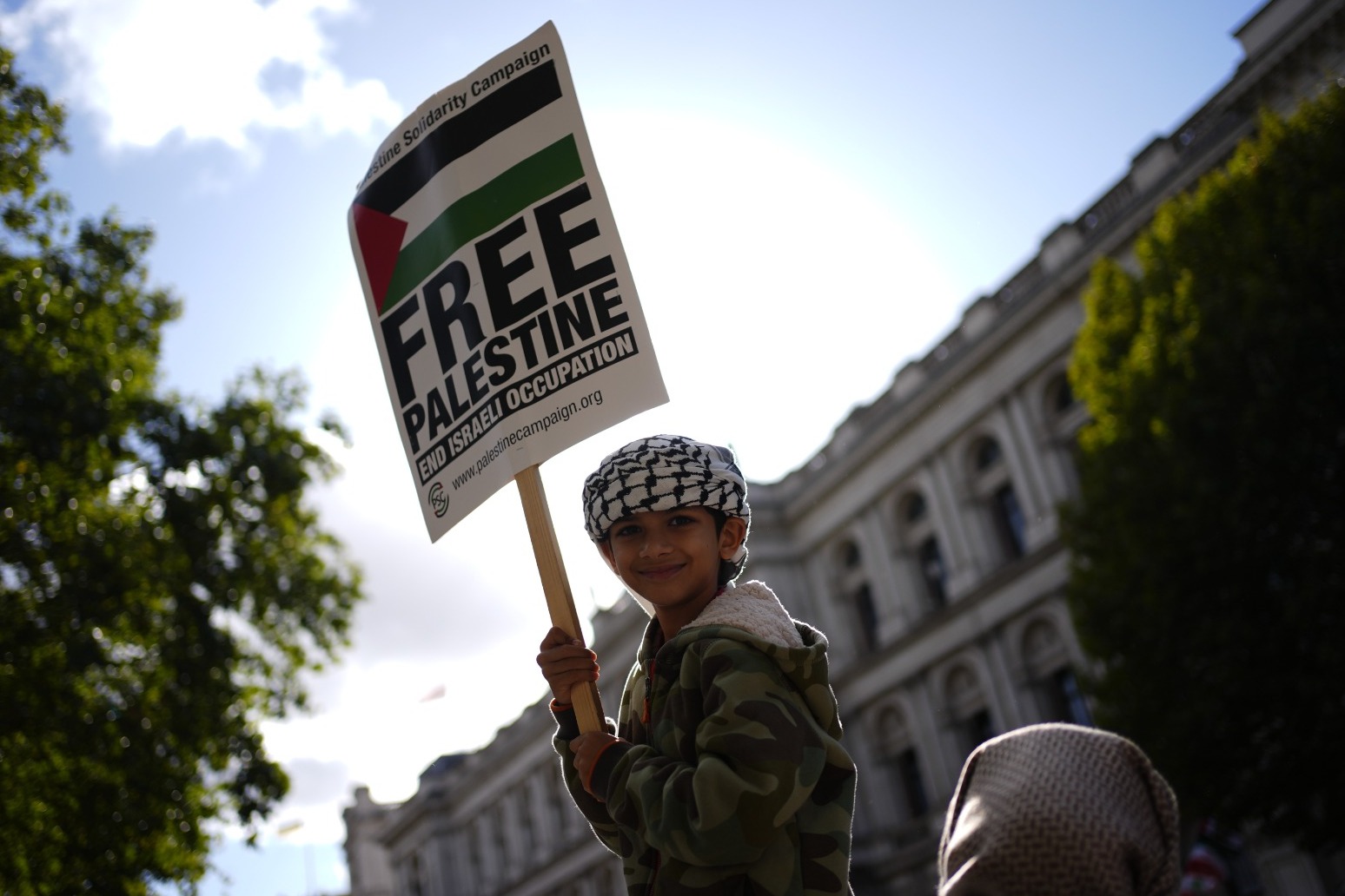 20 arrests have been made as thousands of people descended on London for a pro-Palestine protest