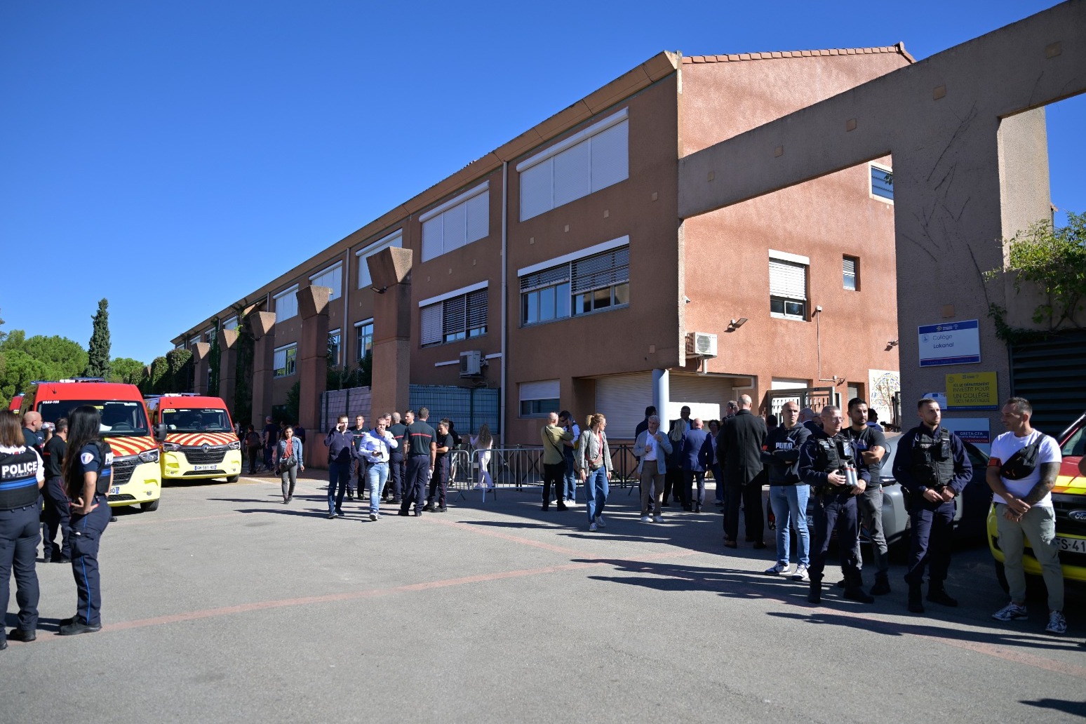 Pupil detained after suspected school shooting in France