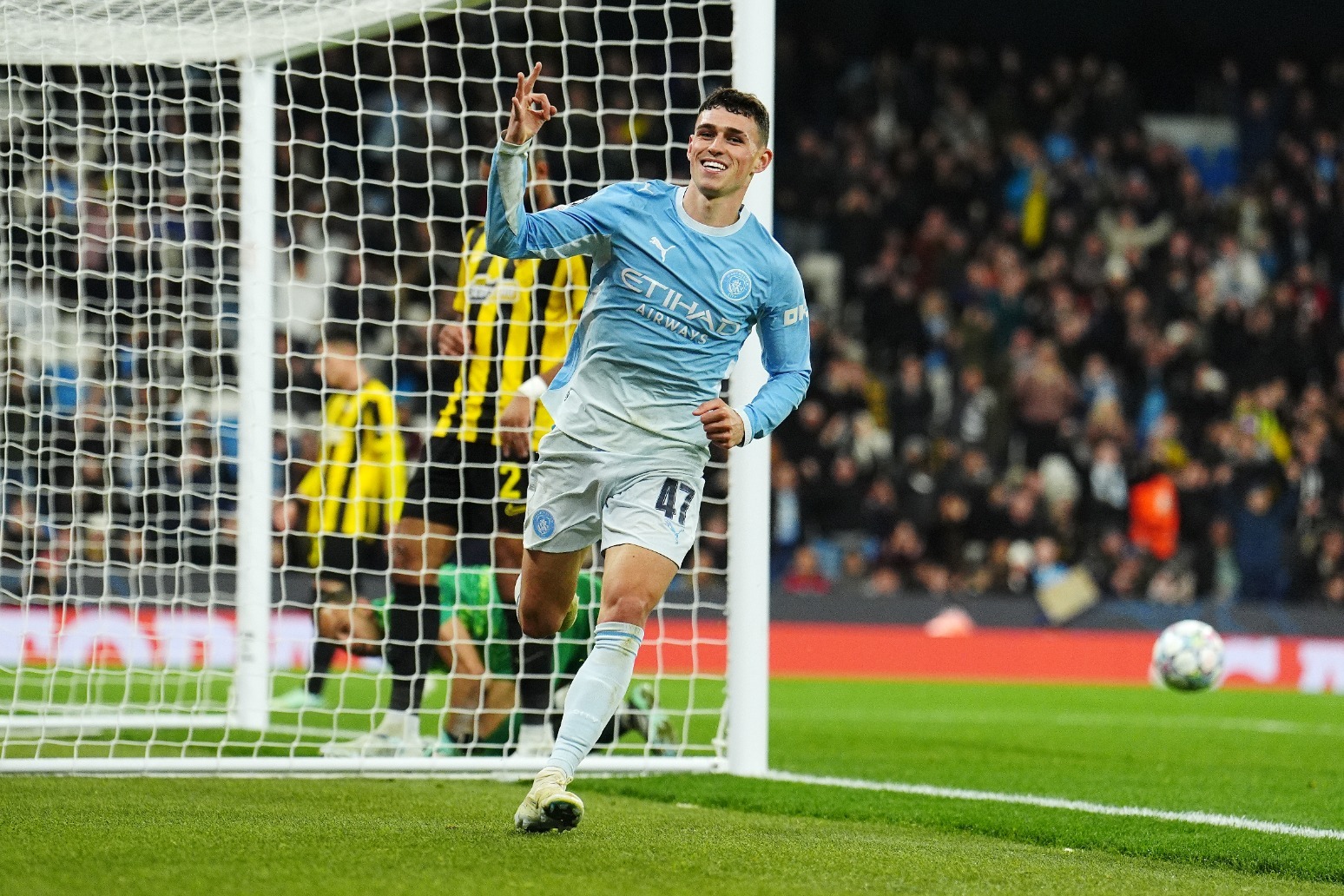 Phil Foden scores hat-trick at home as Manchester City thump AEK Athens