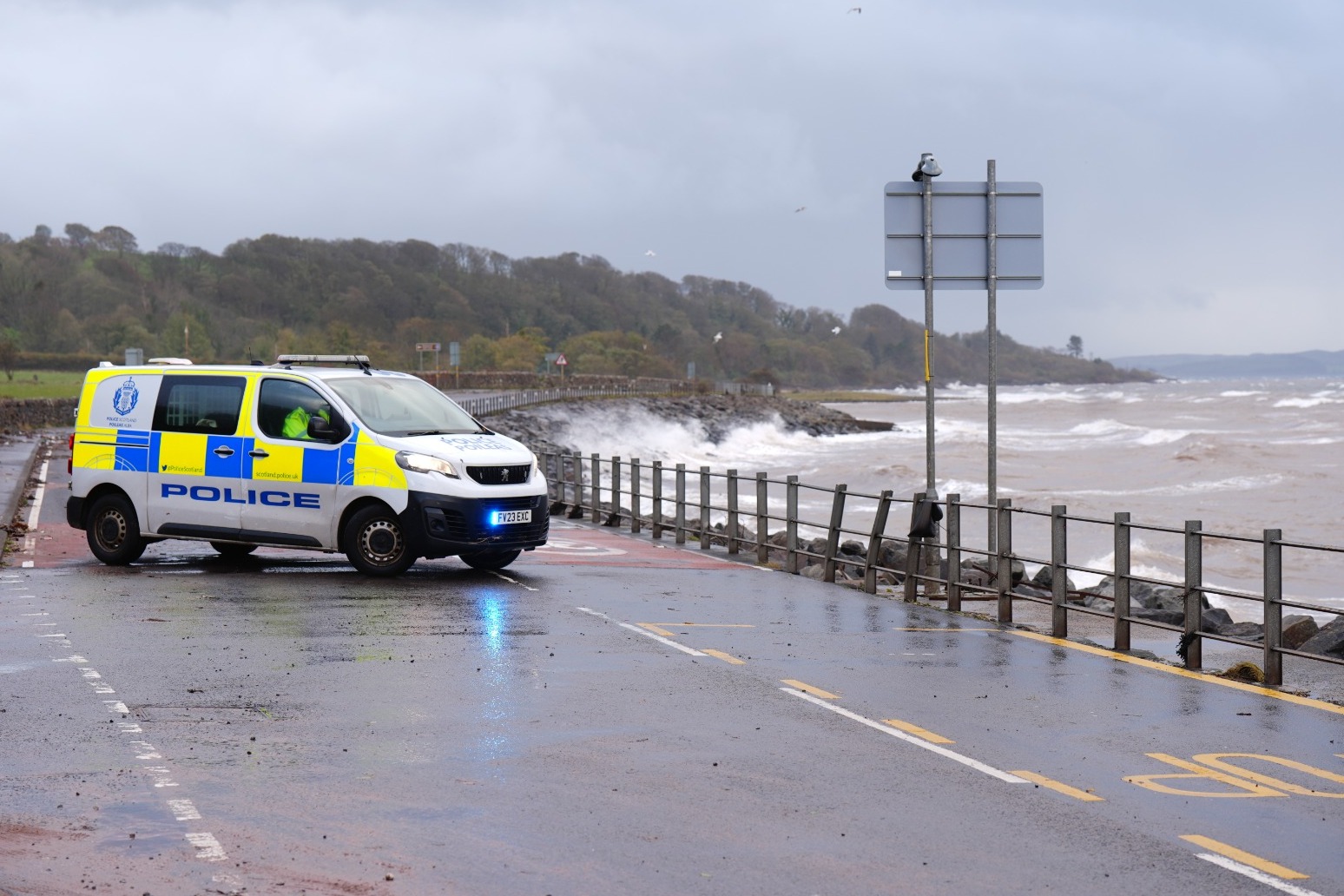 More than 82,000 without power as Storm Boelo batters UK with 84mph gusts