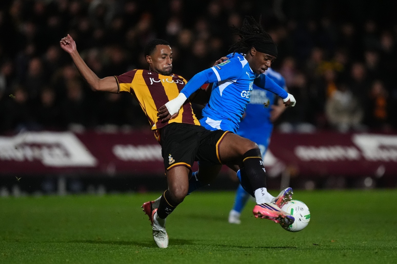 Bradford defeat Peterborough to reach EFL Cup quarter-finals