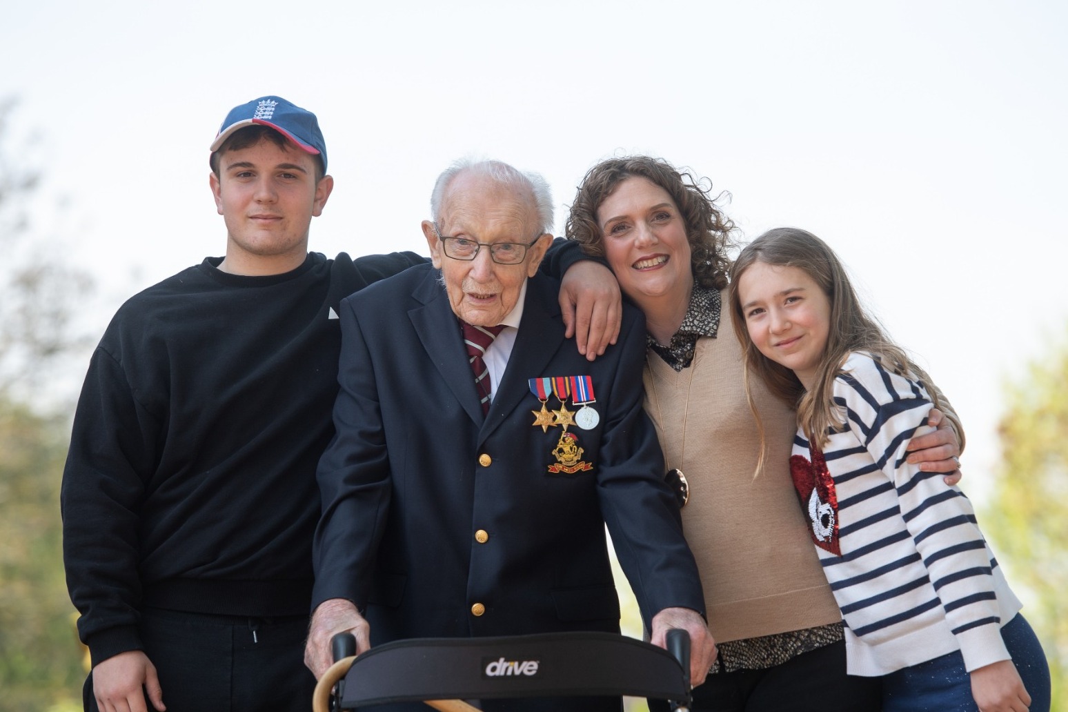 Captain Sir Tom Moore’s family call on people to back ‘100 challenge’ 