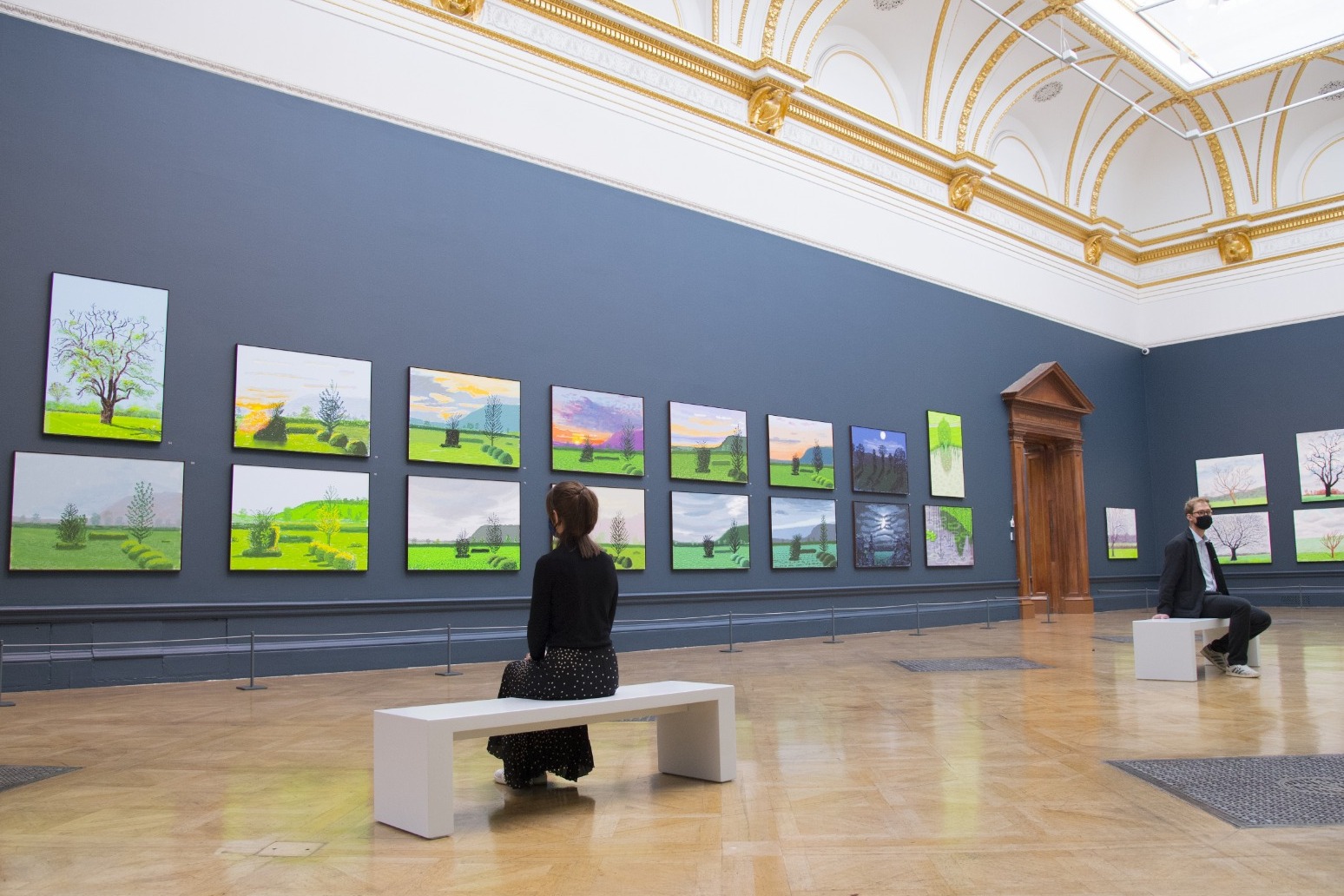 David Hockney exhibition unveiled at the Royal Academy 