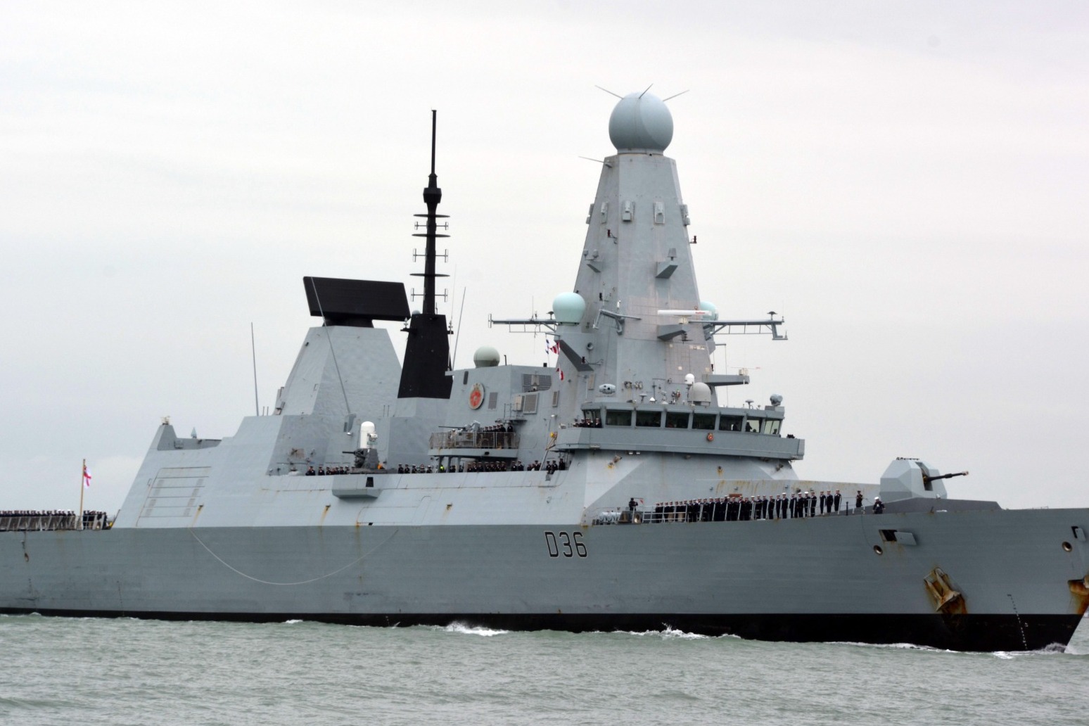 UK denies Russians fired warning shots at Royal Navy warship 