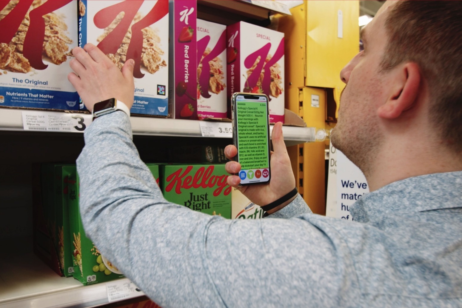 Kellogg’s launches cereal boxes for blind and partially sighted 