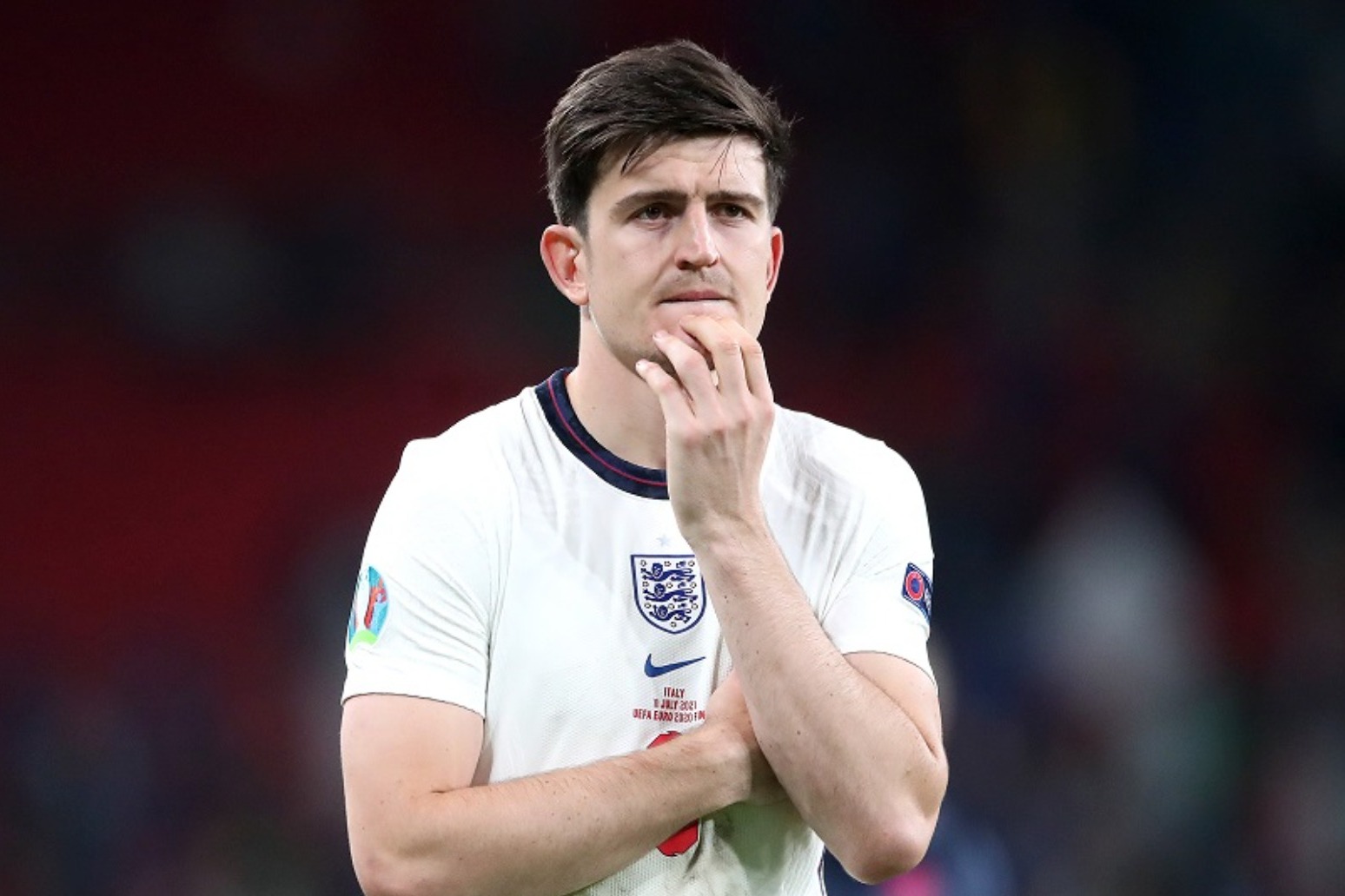 Harry Maguire reveals his father suffered suspected broken ribs at Wembley 