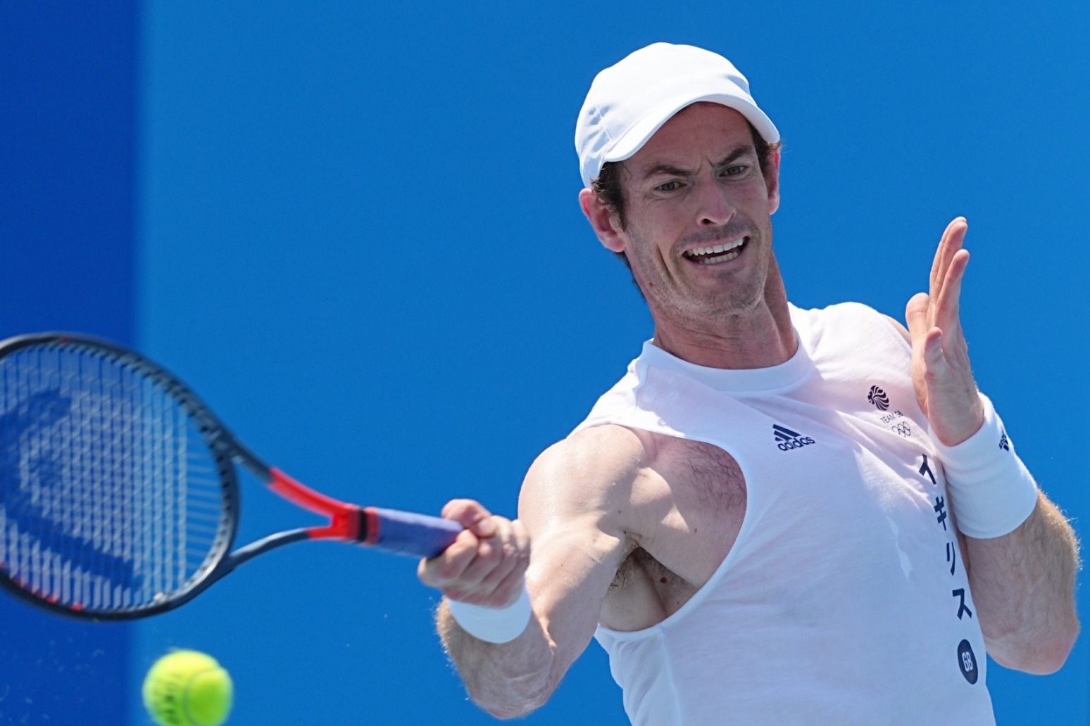Andy Murray forced to withdraw from men’s singles in Tokyo due to thigh strain 