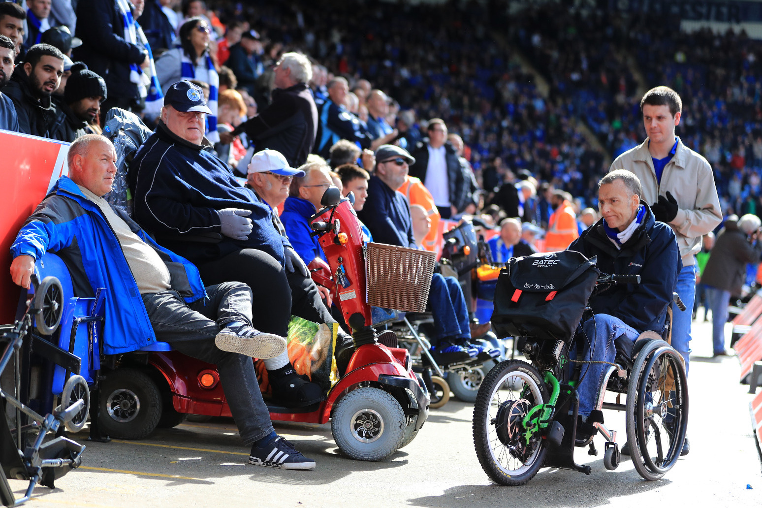 Disabled fans keen to return to football stadia but many want Covid measures in place 
