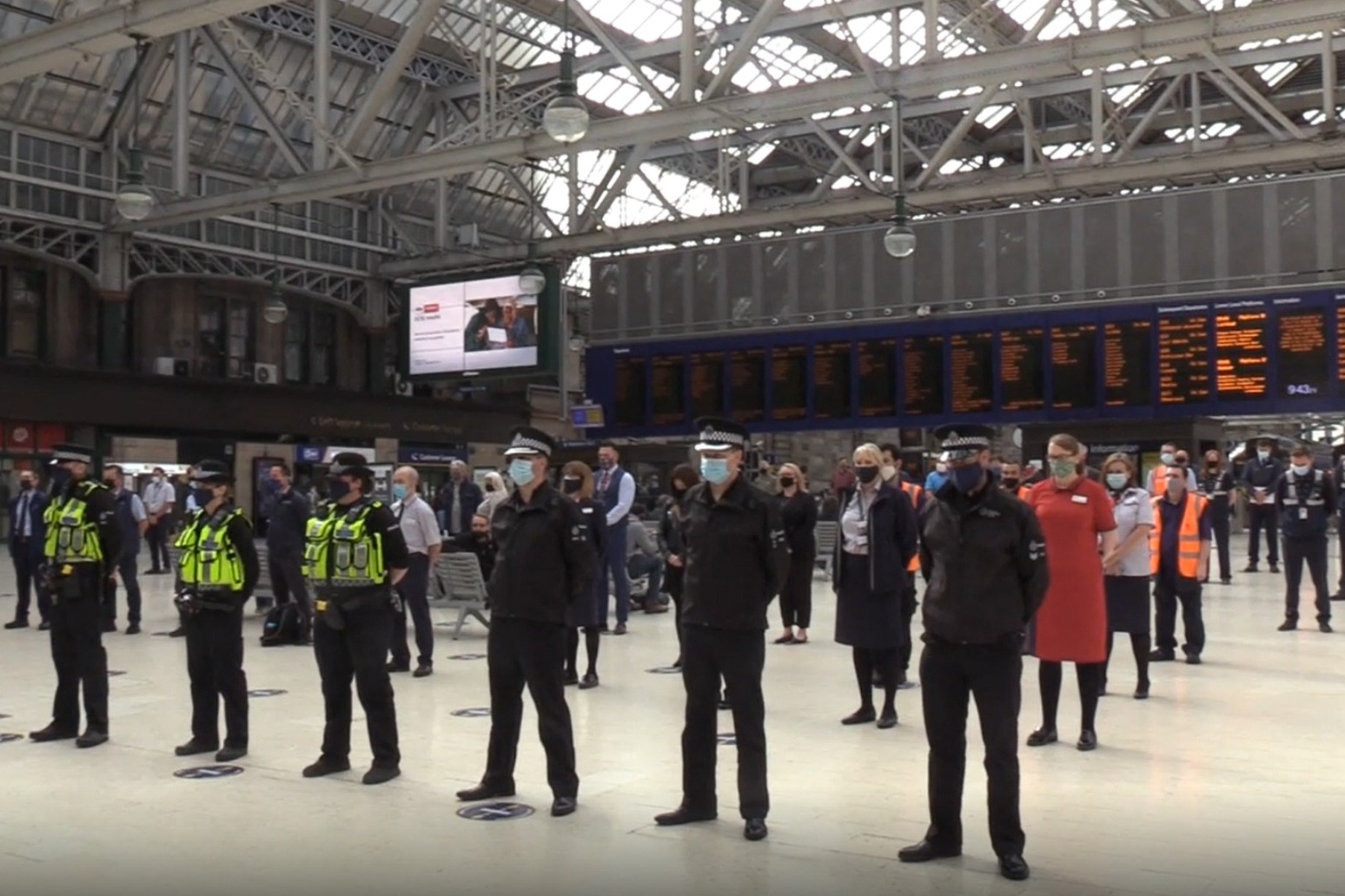 Minute’s silence held to mark one year since Stonehaven rail disaster 