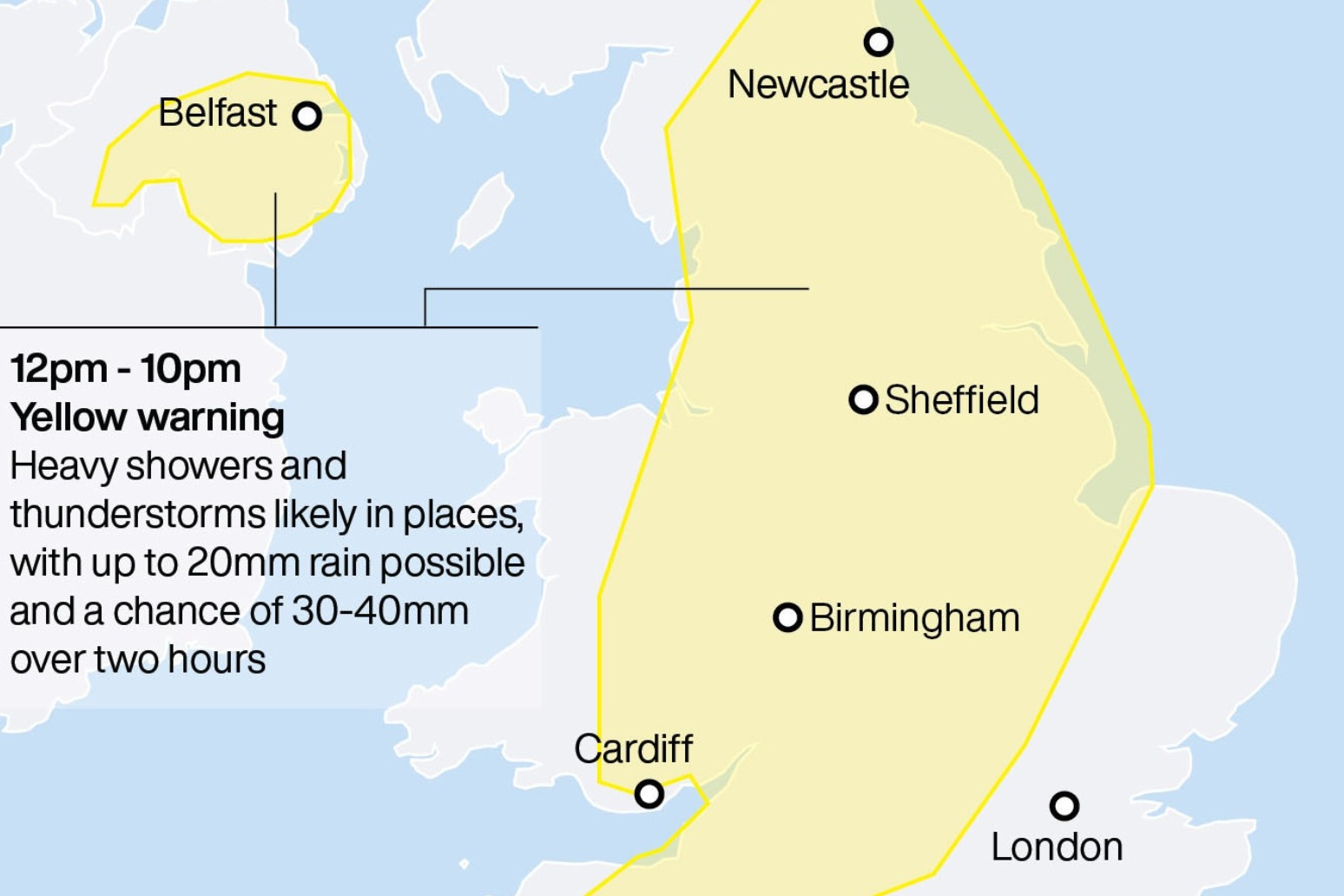 Stormy Saturday brings threat of floods and power cuts 