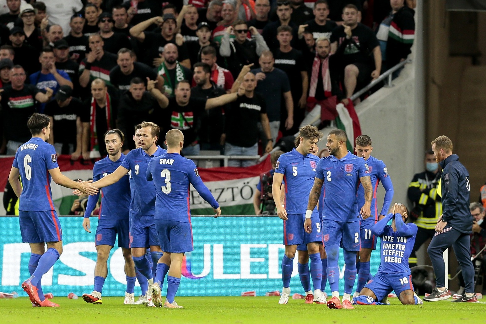 FA urges FIFA to investigate after England players abused in Hungary 