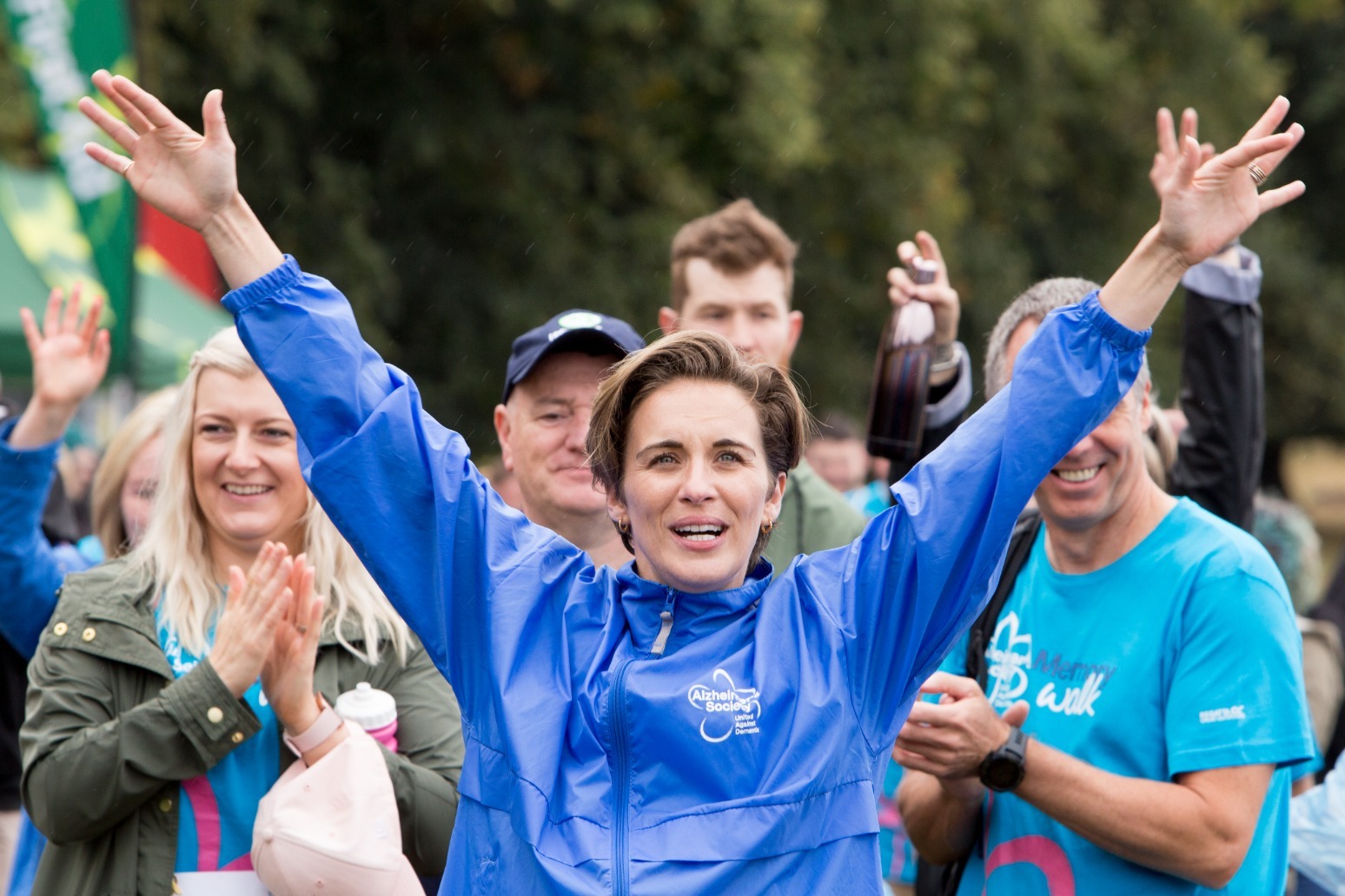 Line of Duty star Vicky McClure takes part in ’emotional’ dementia walk 
