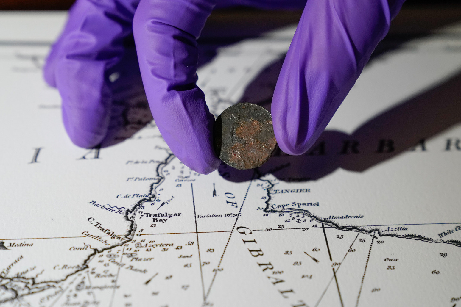 Victorian coin found under mast of Nelson’s flagship to go on display 